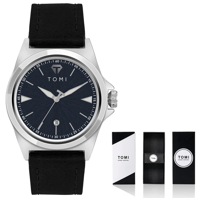 TOMI T-041 Date Quartz Business Watch - Tomi Watches