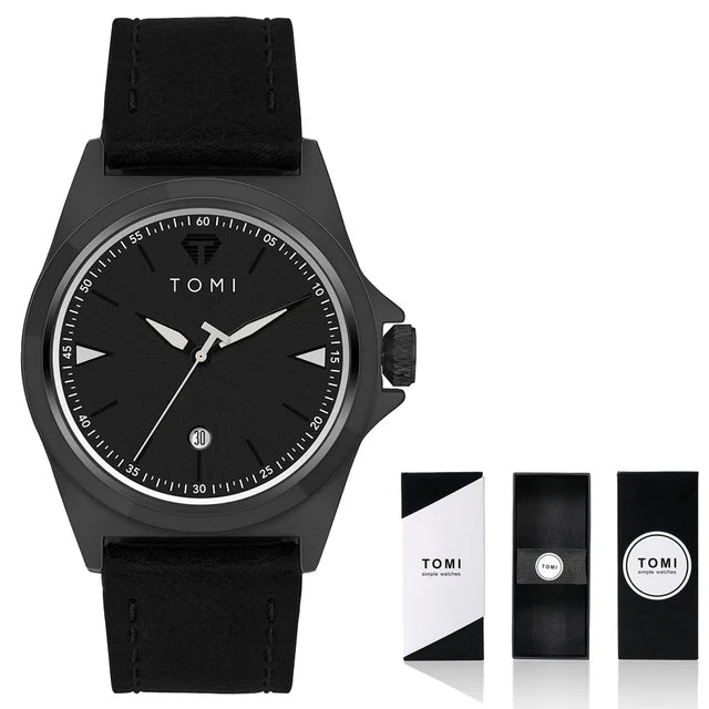 TOMI T-041 Date Quartz Business Watch - Tomi Watches