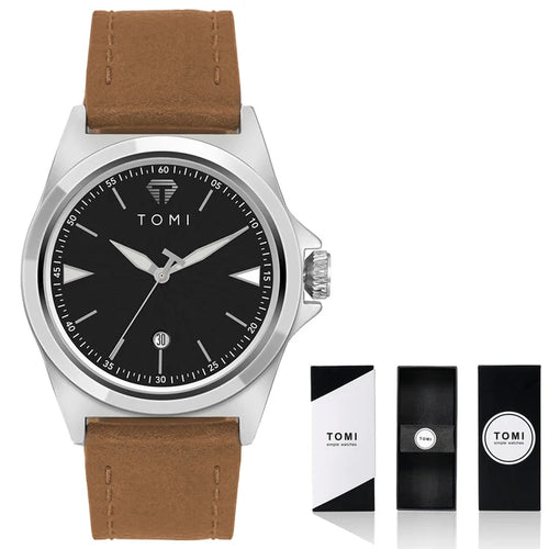 TOMI T-041 Date Quartz Business Watch - Tomi Watches