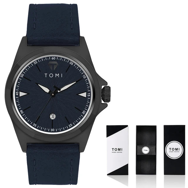 TOMI T-041 Date Quartz Business Watch - Tomi Watches