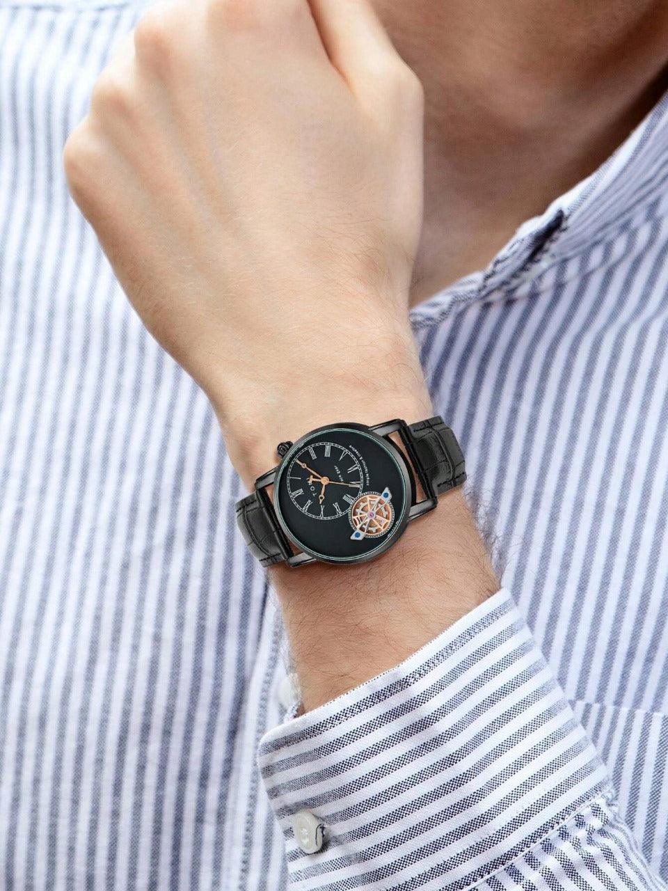TOMI T-103 Face Gear Dual Strap Watch - Tomi Watches