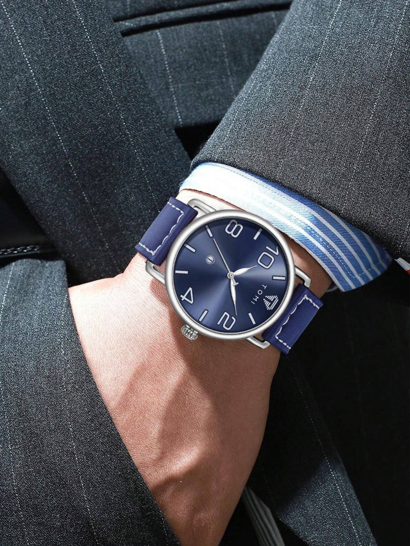 TOMI T-035 Men Wrist Watch Quartz Date - Tomi Watches