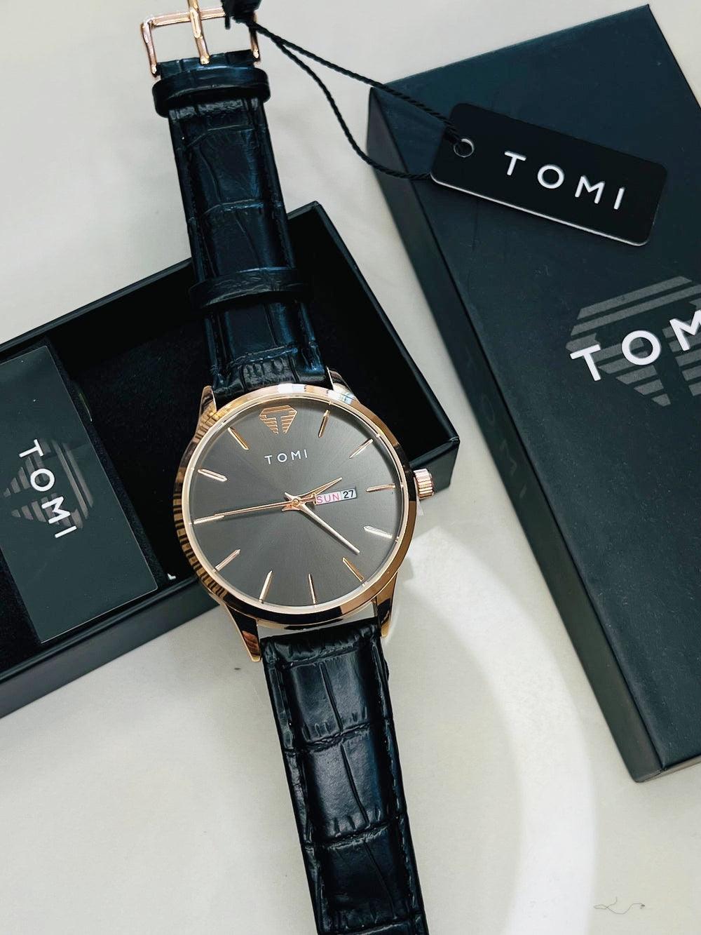 TOMI T-045 Day Date Quartz Wrist Watch For Men - Tomi Watches