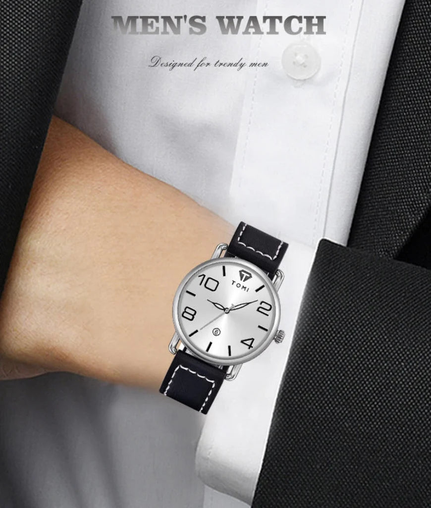 TOMI T-035 Men's Luxury Watch & Bracelet Gift Set - Tomi Watches