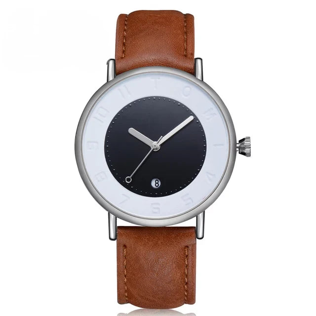 TOMI T-085 Men's Quartz Watch with Date Display - Tomi Watches