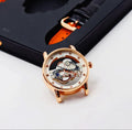 TOMI T-102 Skelton Face Gear Dual Strap Watch - Tomi Watches