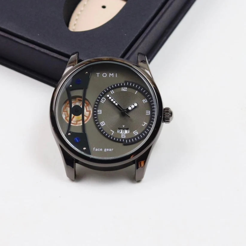 TOMI T-105 Dual Strap Face Gear Watch - Tomi Watches