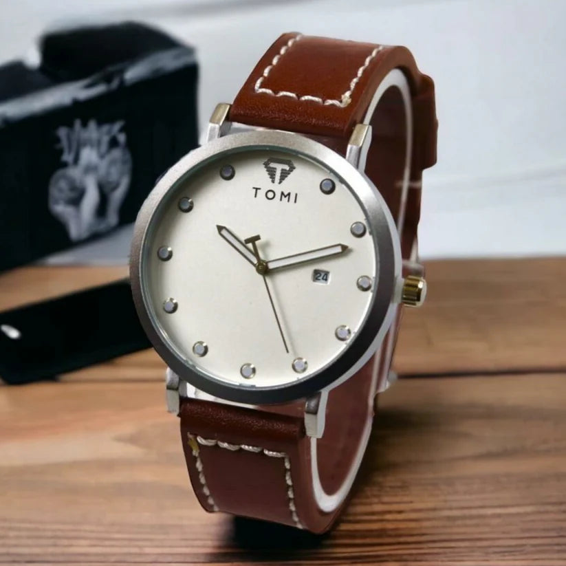 TOMI Luxury Watch Date Quartz T-074 - Tomi Watches