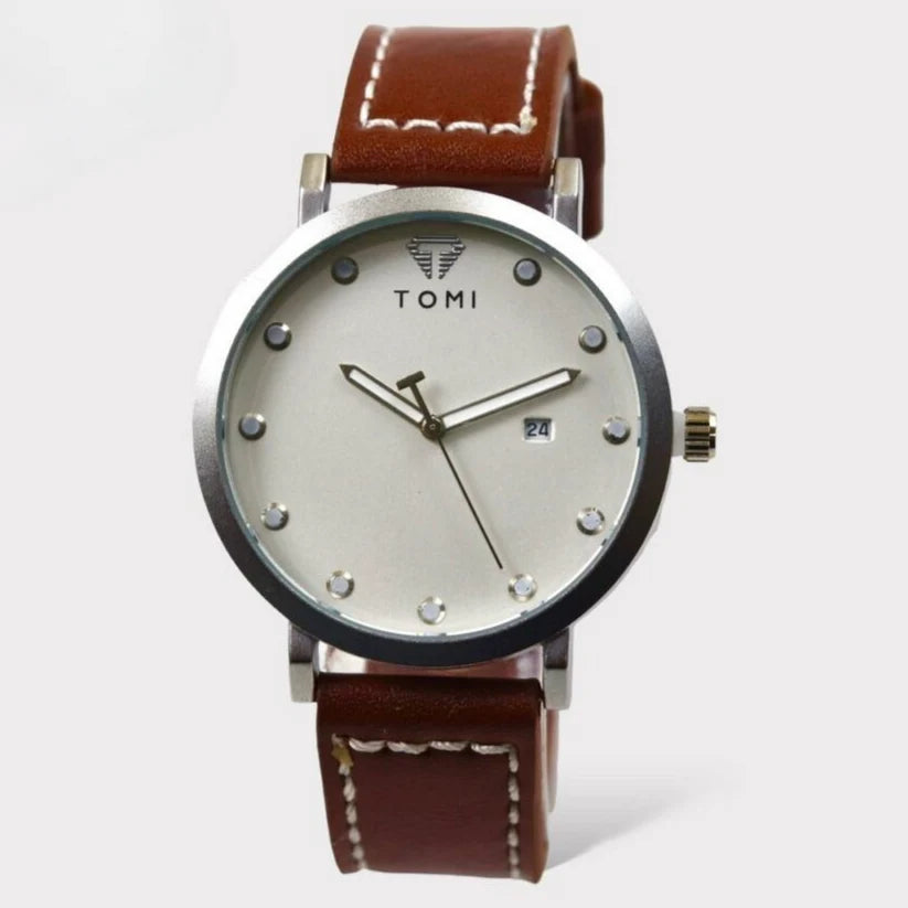 TOMI Luxury Watch Date Quartz T-074 - Tomi Watches