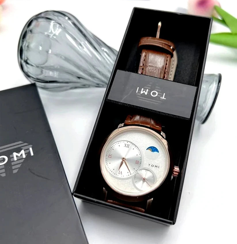 TOMI T-036 Moon Edition Chronograph Watch - Tomi Watches