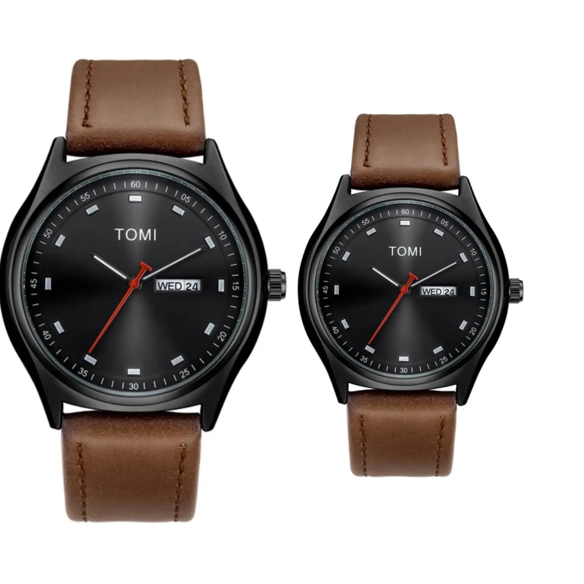 TOMI T-030 Couple Casual Watch T-030 (Pack Of 2) - Tomi Watches