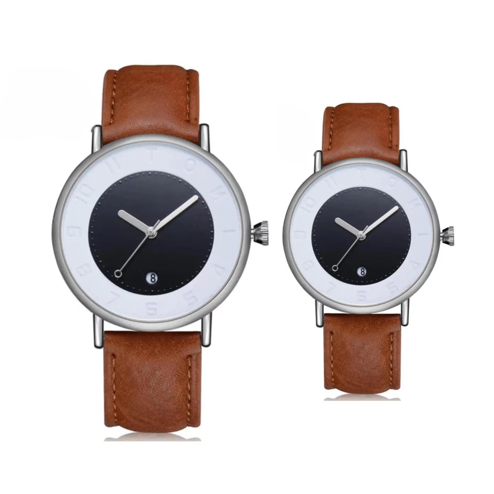 TOMI T-085 Couple Casual Watch Pack of 2 - Tomi Watches