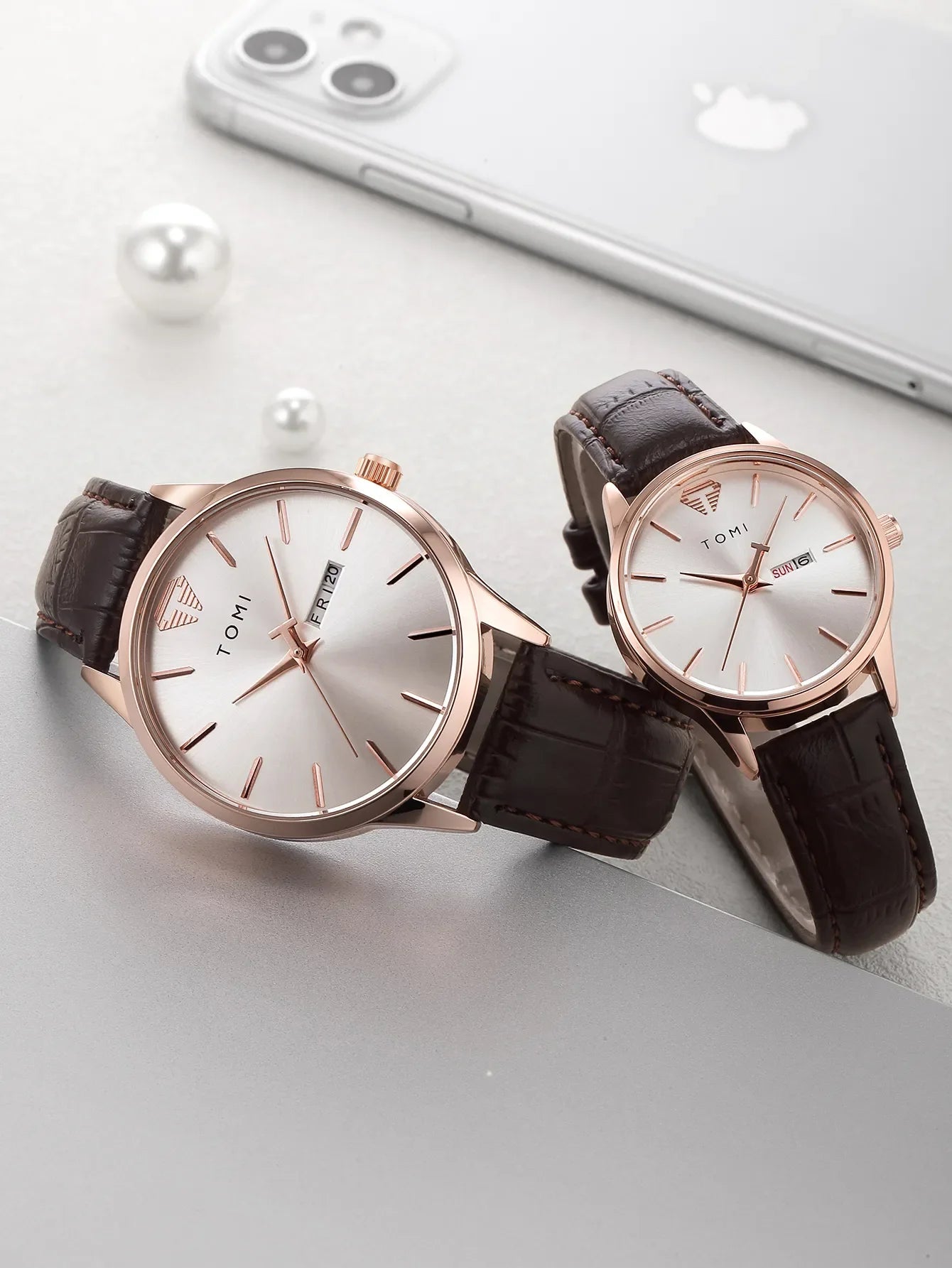 TOMI T-045 Casual Couple Watch - Tomi Watches