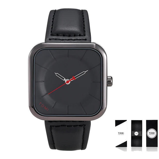 TOMI T-093 Square Dial Men's Wrist Watch - Tomi Watches