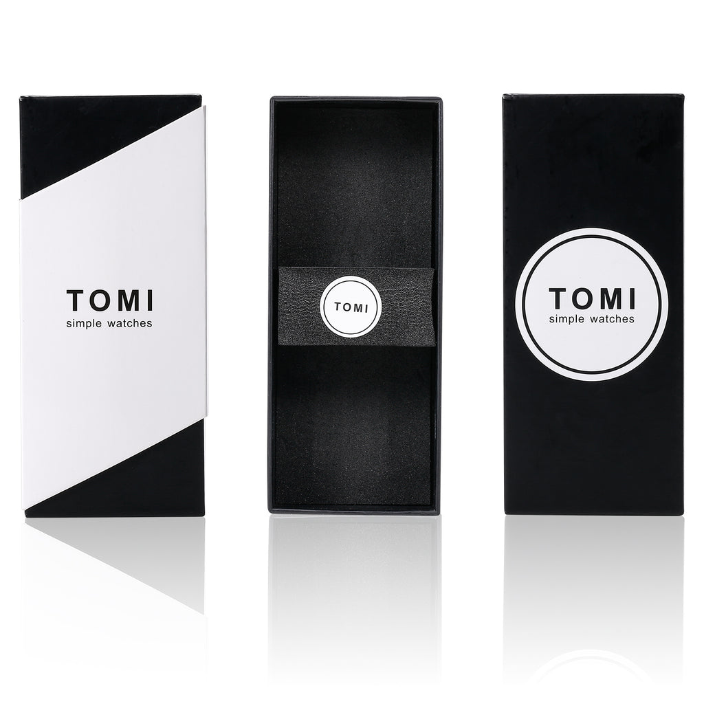 TOMI T-093 Square Dial Men's Wrist Watch - Tomi Watches