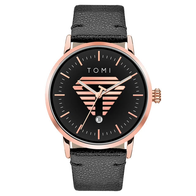 TOMI T-042 Watch For Men's Date Quartz - Tomi Watches
