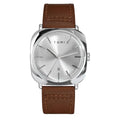TOMI T-084 Men's Leather Strap Quartz Date Watch - Tomi Watches