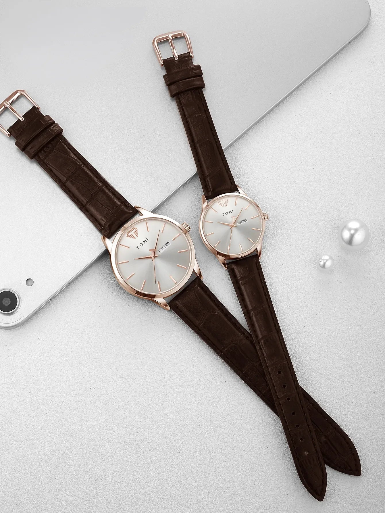 TOMI T-045 Casual Couple Watch - Tomi Watches