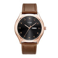 TOMI T-030 Men's Watch Date Day Quartz Leather Straps - Tomi Watches