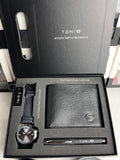 TOMI T-041 3PCS  Gift Box Set with Watch, Wallet & Pen - Tomi Watches