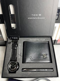 TOMI T-099 3PCS  Gift Box Set with Watch, Wallet & Pen - Tomi Watches