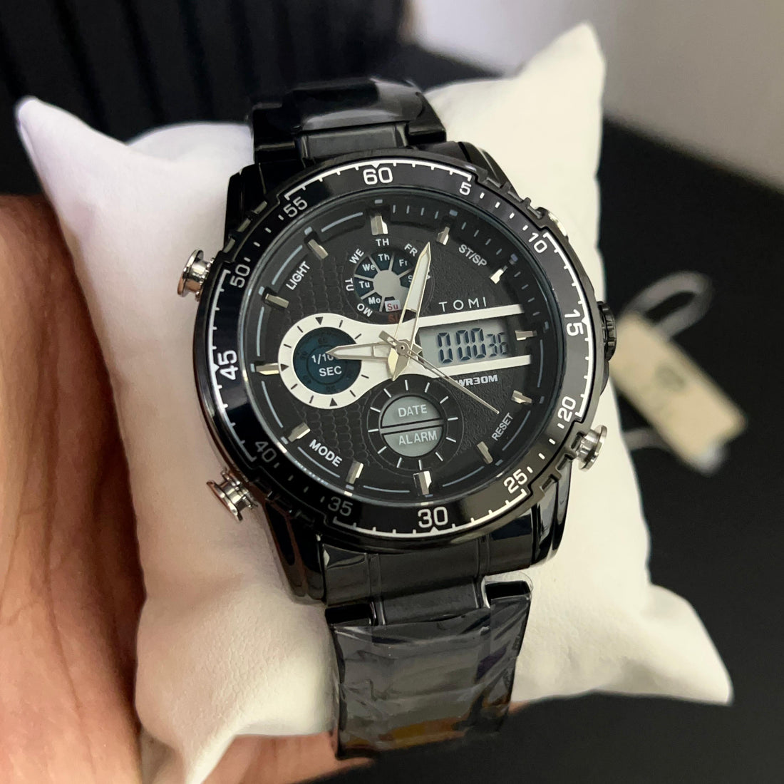 TOMI T-3010 High Quality Chain Watch Dual Time - Tomi Watches