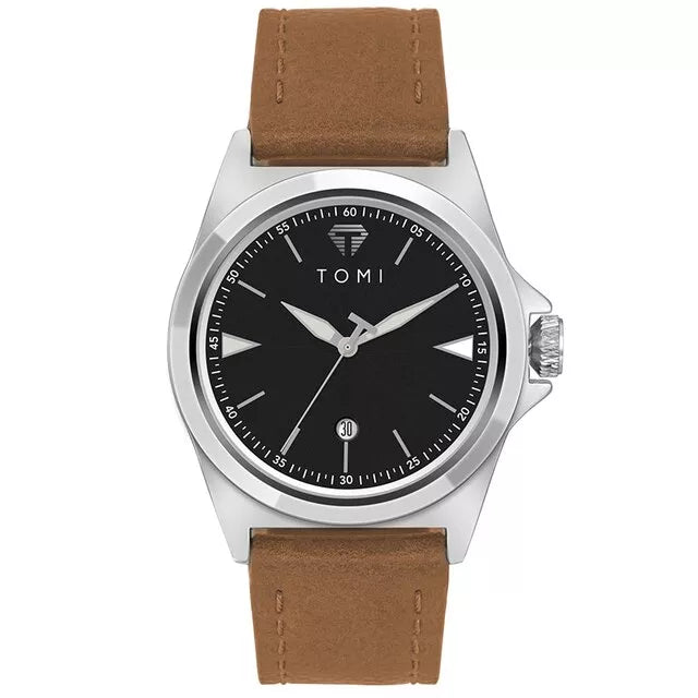 TOMI T-041 Date Quartz Business Watch - Tomi Watches
