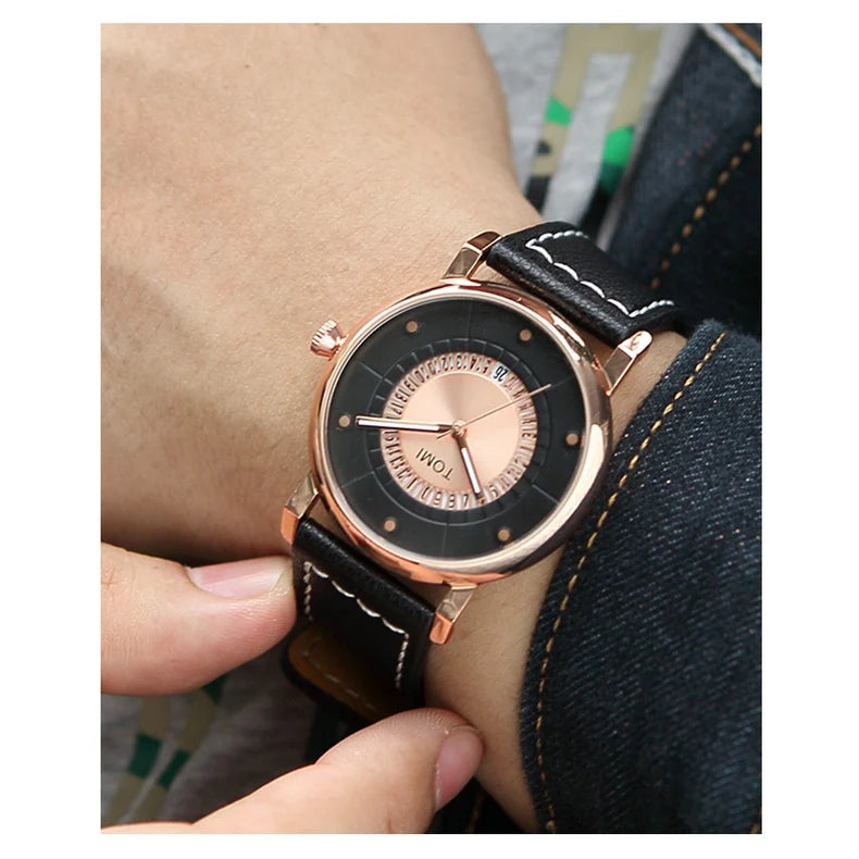 TOMI T-033 Men's Wrist Watch Date Quartz - Tomi Watches