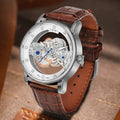 TOMI T-102 Skelton Face Gear Dual Strap Watch - Tomi Watches