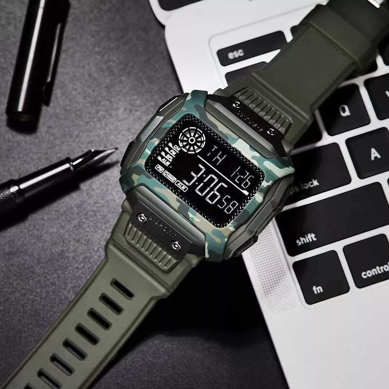 TOMI T-218 Digital Sports Watch with Square Dial - Tomi Watches