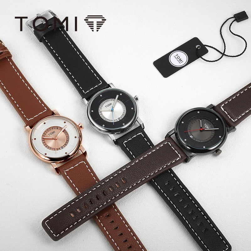 TOMI T-033 Men's Wrist Watch Date Quartz - Tomi Watches