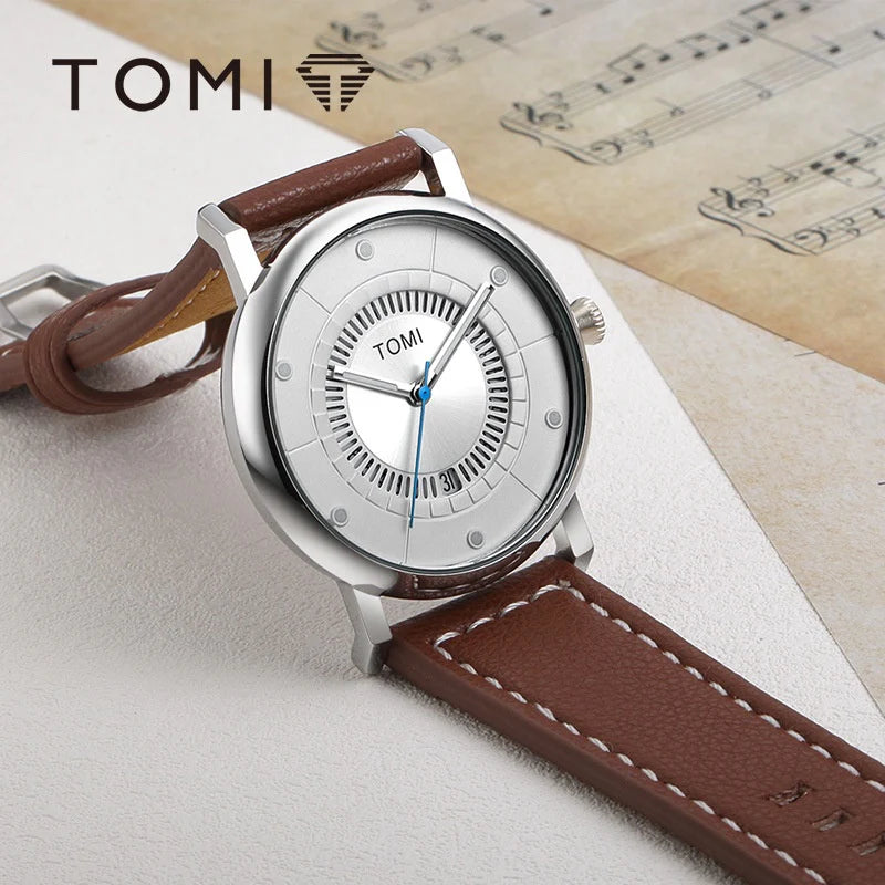 TOMI T-033 Men's Wrist Watch Date Quartz - Tomi Watches