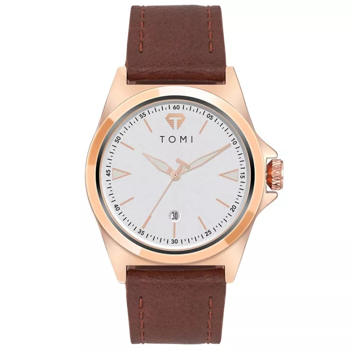 TOMI T-041 Date Quartz Business Watch - Tomi Watches