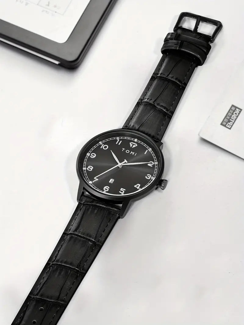 TOMI T-108 Unisex Quartz Date Watch For Men's - Tomi Watches
