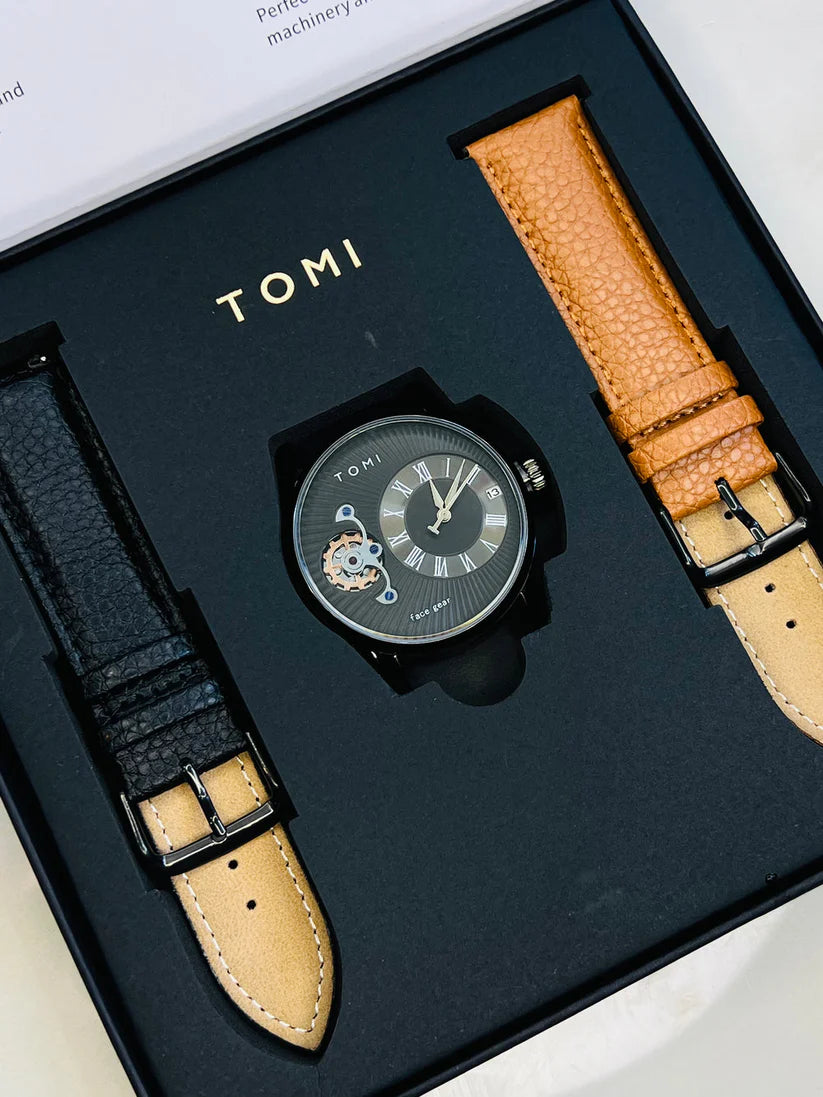 T-104 Dual Strap Pair Watch - Tomi Watches
