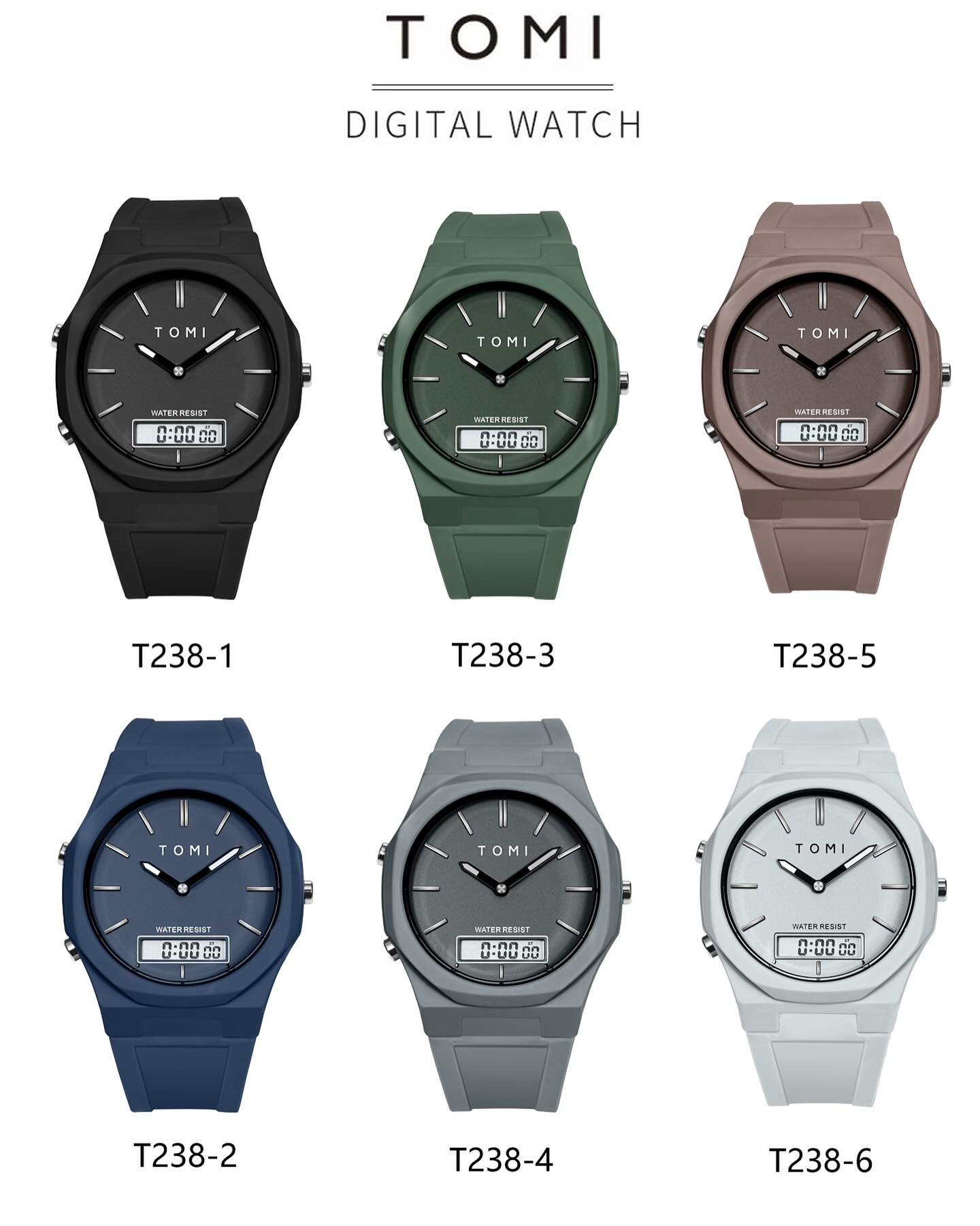 Tomi Sports Watch Waterproof T-238 - Tomi Watches