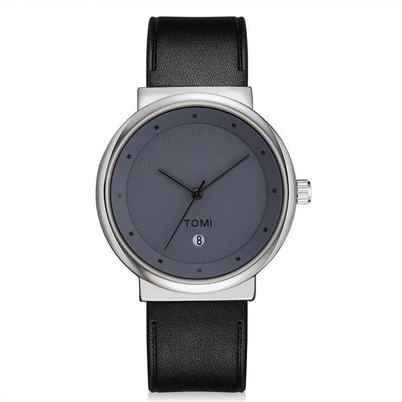 TOMI T-091 Men's Watch Round Dial Date Quartz - Tomi Watches