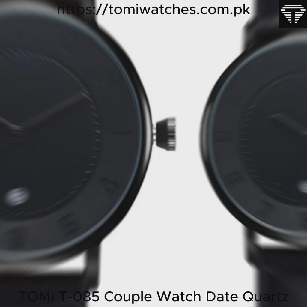 TOMI T-085 Couple Casual Watch Pack of 2