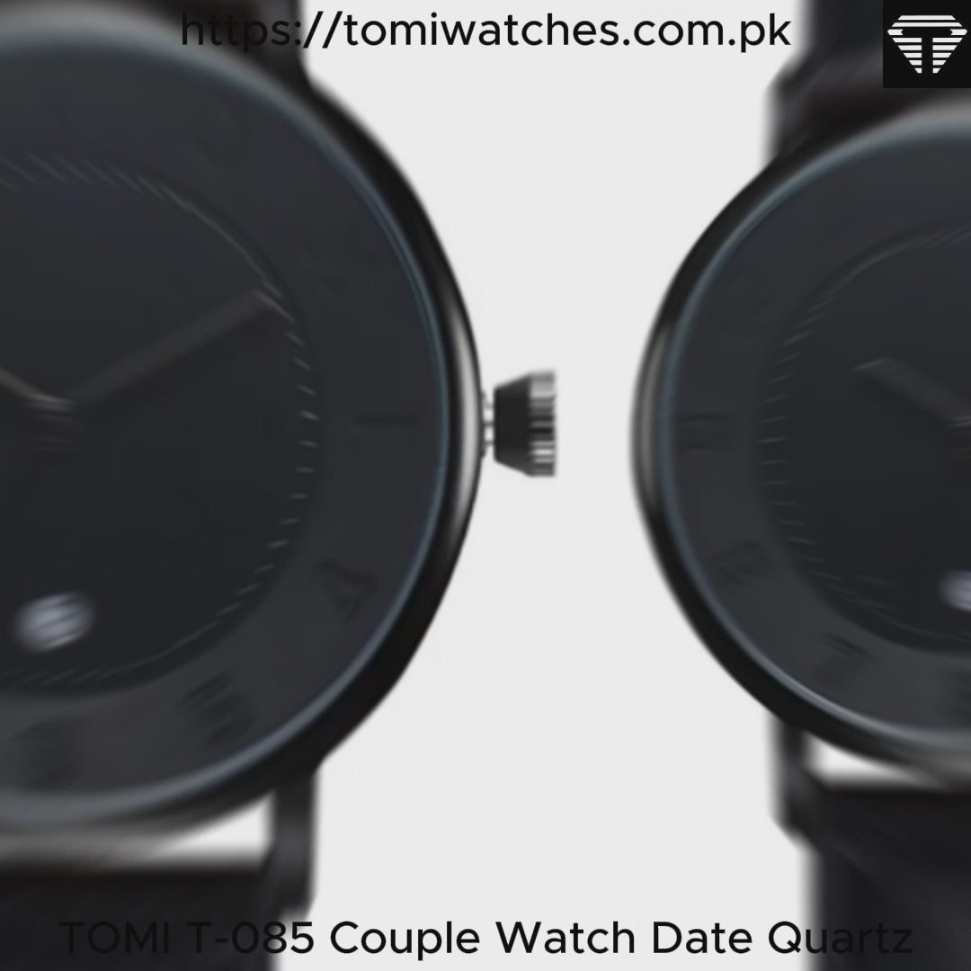 TOMI T-085 Couple Casual Watch Pack of 2