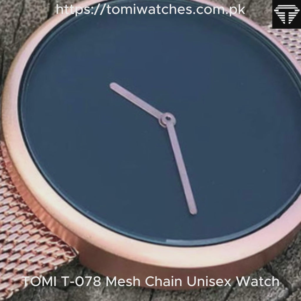 TOMI T-078 Mesh Chain Unisex Watch