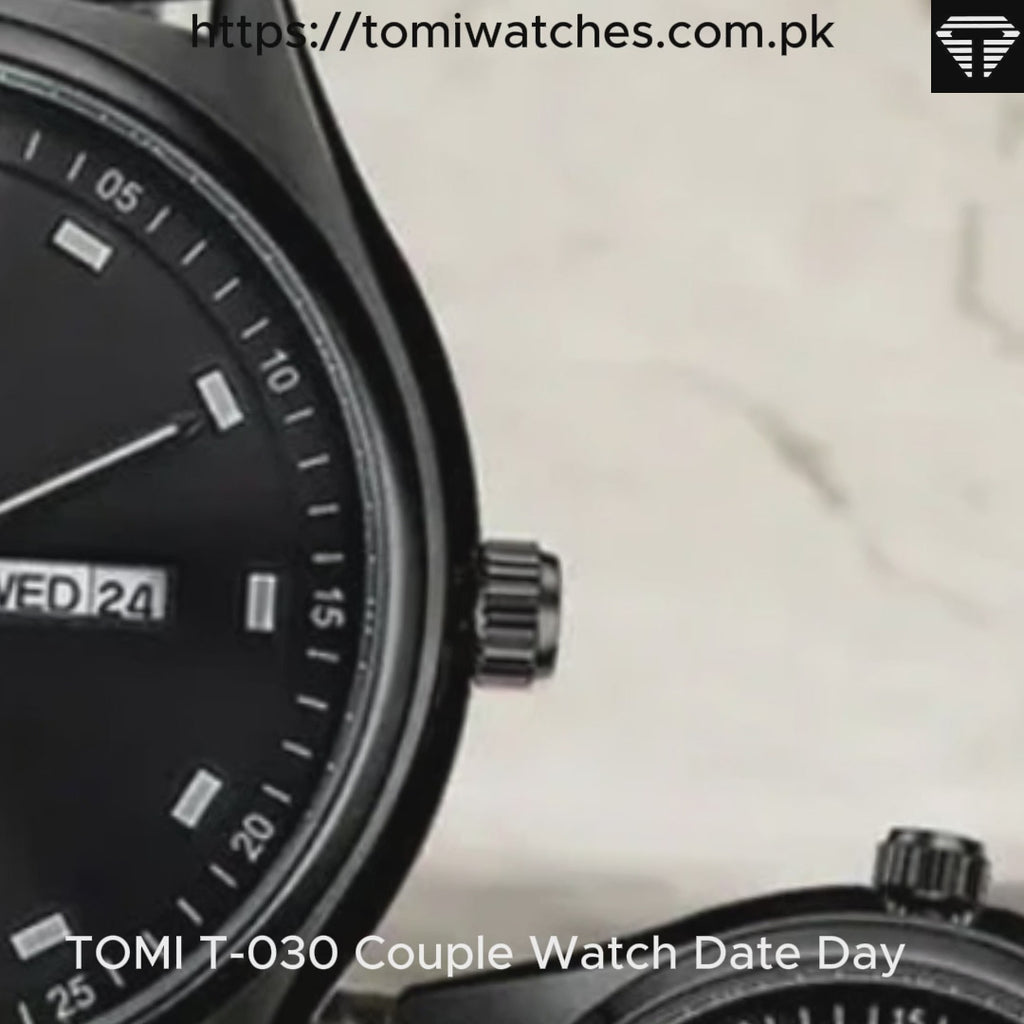 TOMI T-030 Couple Casual Watch T-030 (Pack Of 2)