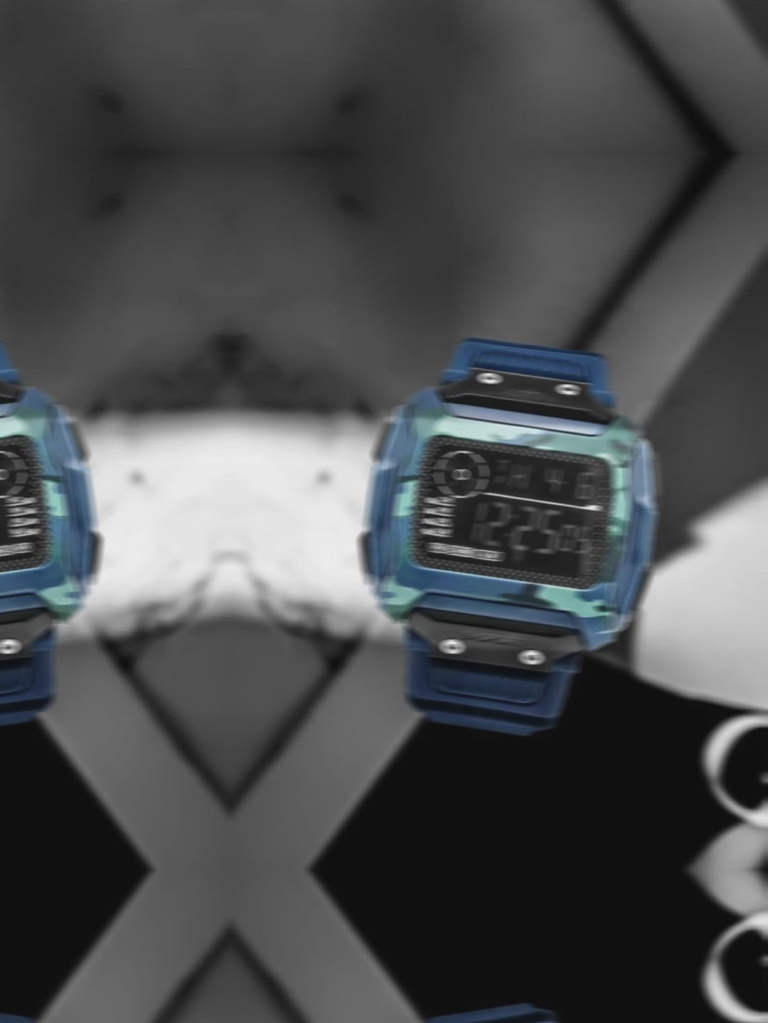 TOMI T-218 Digital Sports Watch with Square Dial