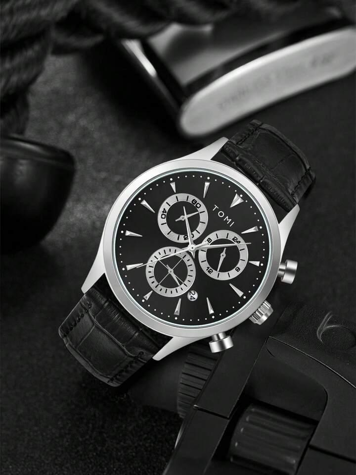 TOMI T-602 Chronograph Premium Luxury Business Men's Watch - Tomi Watches