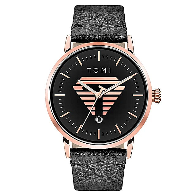 TOMI T-042 Watch For Men's Date Quartz - Tomi Watches