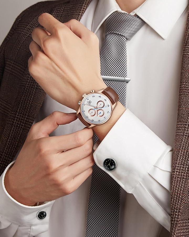 TOMI T-601 Luxury Watch Tie Pin & Cufflinks Set - Tomi Watches