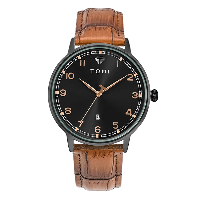 TOMI T-108 Unisex Quartz Date Watch For Men's - Tomi Watches