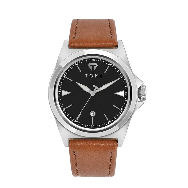 TOMI T-041 Date Quartz Business Watch - Tomi Watches