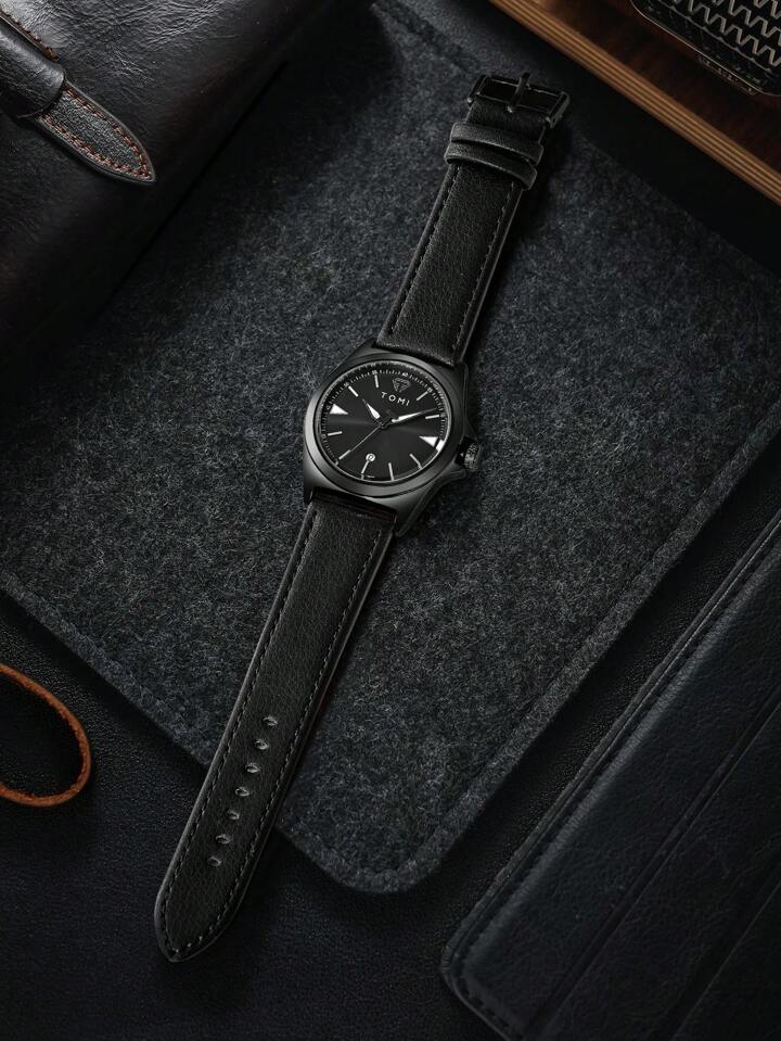 TOMI T-041 Date Quartz Business Watch - Tomi Watches