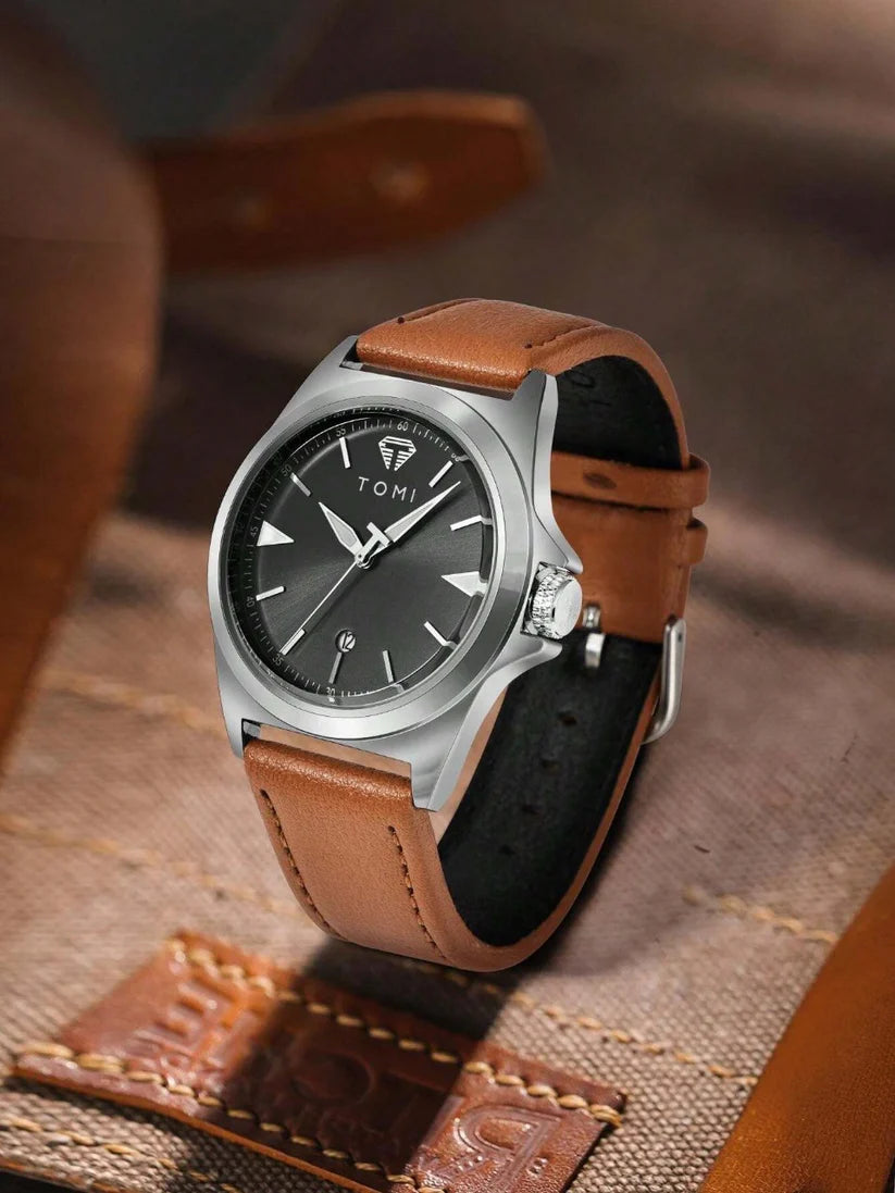 TOMI T-041 Date Quartz Business Watch - Tomi Watches