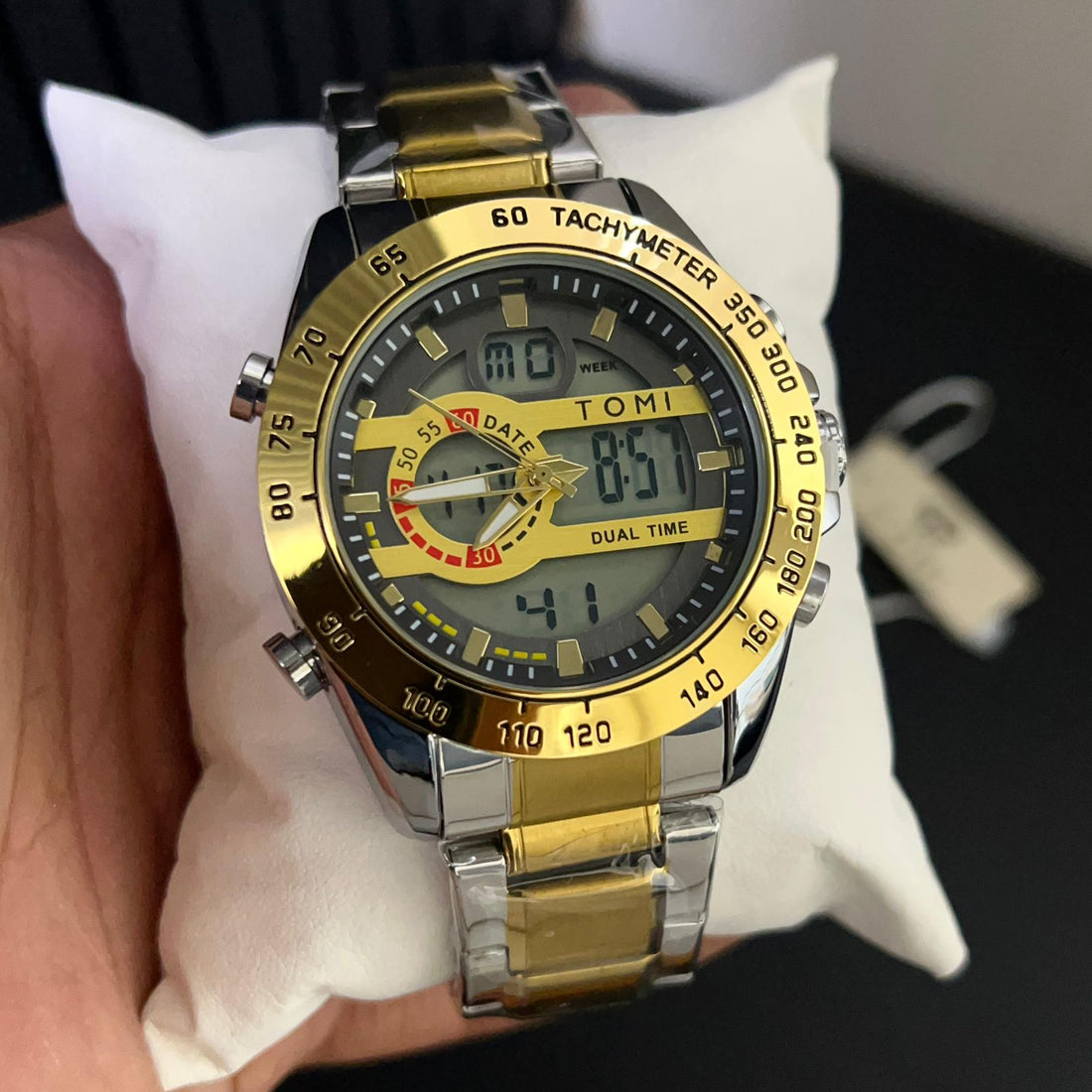 TOMI T-2106 High Quality Chain Watch Sport Edition Dual Time - Tomi Watches